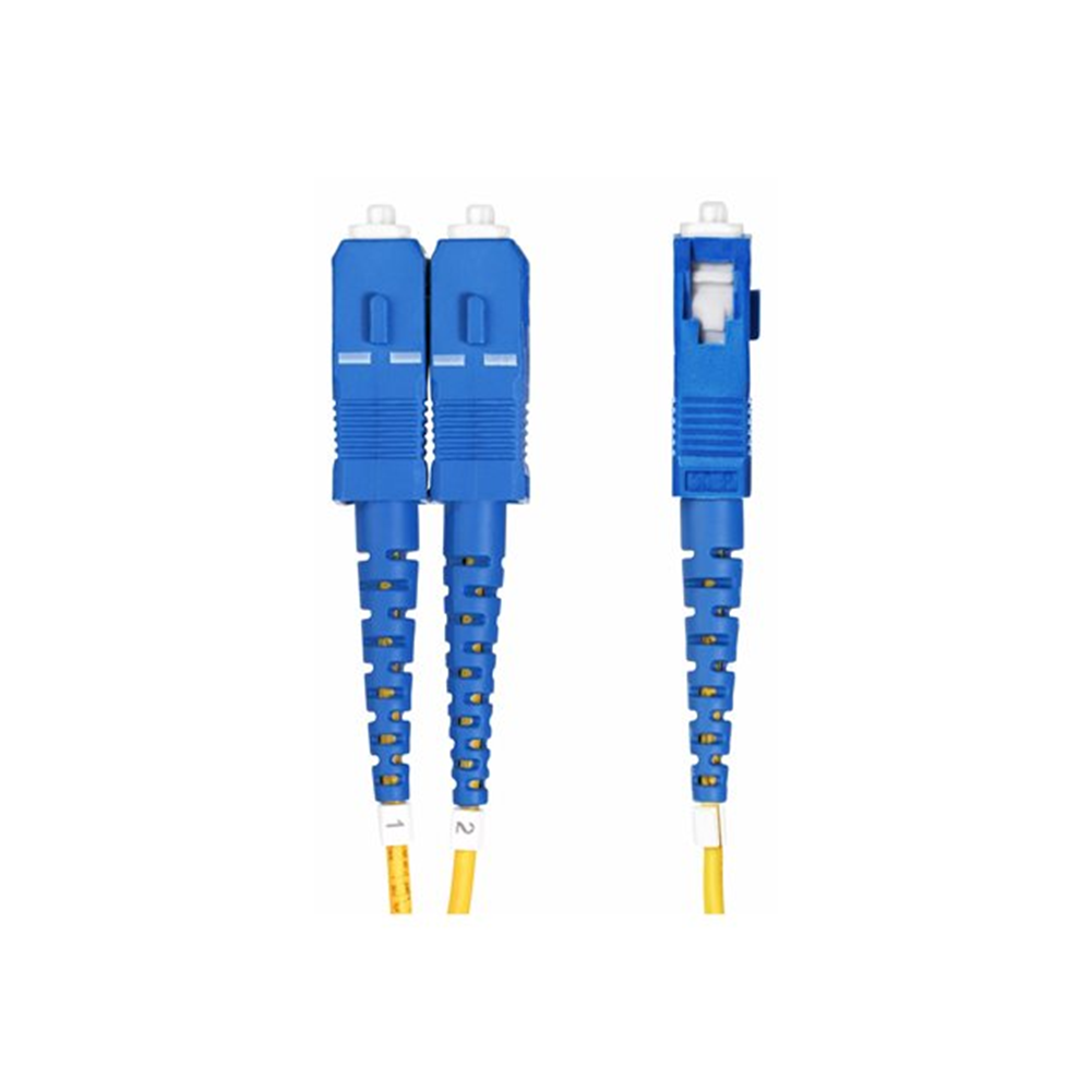 StarTech.com 50m (164ft) LC to SC (UPC) OS2 Single Mode Duplex Fiber Optic Cable, 9/125µm, Laser Optimized, 10G, Bend Insensitive, Low Insertion Loss - LSZH Fiber Patch Cord (SMLCSC-OS2-50M)