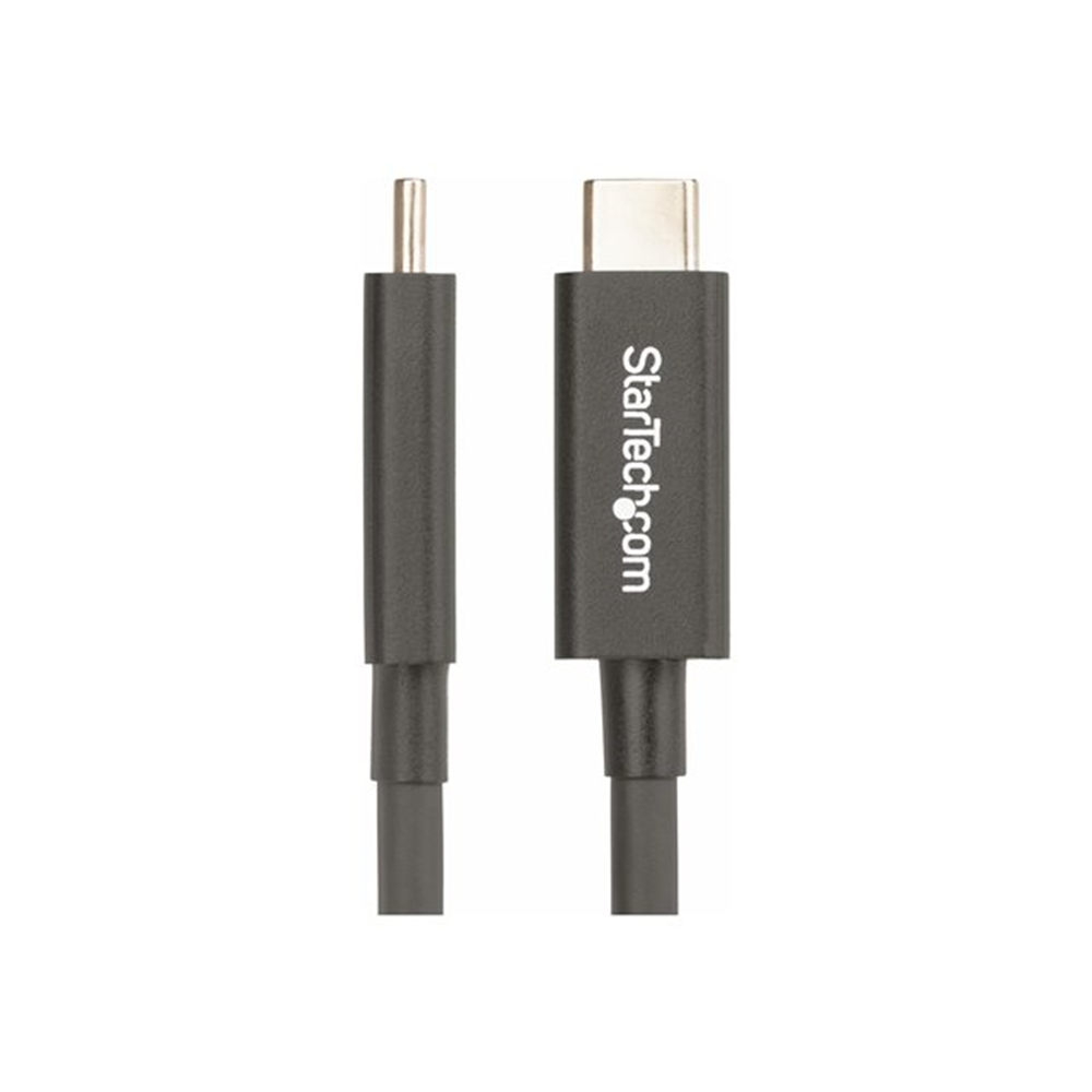 StarTech.com 6ft (2m) Active Thunderbolt 4 Cable, 40Gbps, 100W PD, 4K/8K, Intel Certified, Compatible w/Thunderbolt 3/USB 3.2/DisplayPort (A40G2MB-TB4-CABLE)